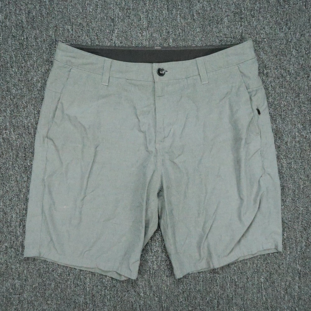 Vuori Shorts Mens 32 Gray Aim Stretch Zip Pocket Chino Lightweight